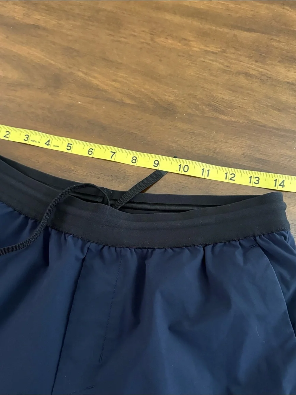 Mens BR Standard Shorts Navy Blue Medium Lightweight Travel Sporty Gym